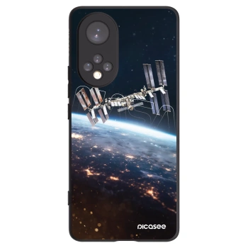 Picasee silikonski črni ovitek za Huawei Nova 9 - Station