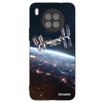 Picasee silikonski črni ovitek za Huawei Nova 8i - Station