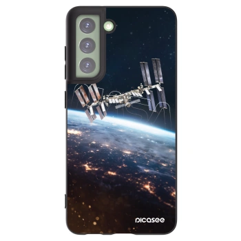 Picasee silikonski črni ovitek za Samsung Galaxy S21 FE 5G - Station