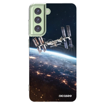 Picasee silikonski prozorni ovitek za Samsung Galaxy S21 FE 5G - Station