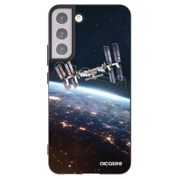 Picasee silikonski črni ovitek za Samsung Galaxy S22+ 5G - Station