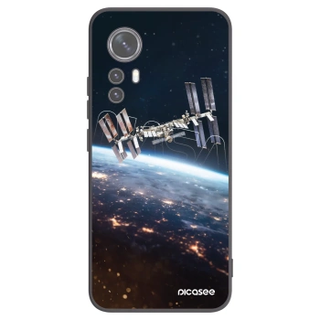 Picasee silikonski črni ovitek za Xiaomi 12 - Station