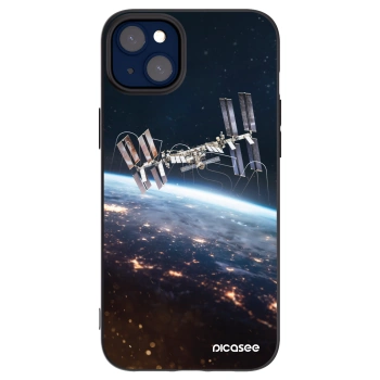 Picasee silikonski črni ovitek za Apple iPhone 14 Plus - Station