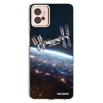 Picasee silikonski prozorni ovitek za Motorola Moto G32 - Station