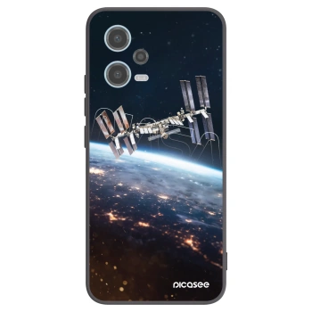 Picasee silikonski črni ovitek za Xiaomi Redmi Note 12 5G - Station