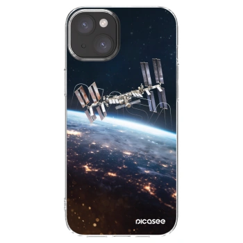 Picasee silikonski prozorni ovitek za Apple iPhone 15 Plus - Station