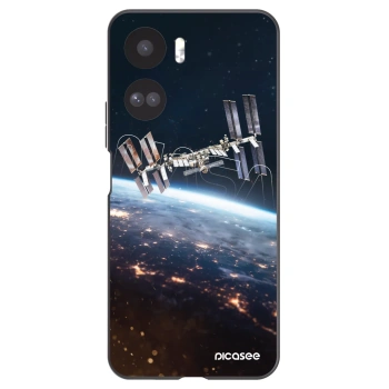 Picasee silikonski črni ovitek za Honor 90 Lite 5G - Station