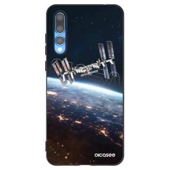 Picasee silikonski črni ovitek za Huawei P20 Pro - Station