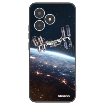 Picasee silikonski črni ovitek za Realme C53 - Station