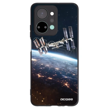 Picasee silikonski črni ovitek za Honor X7a - Station