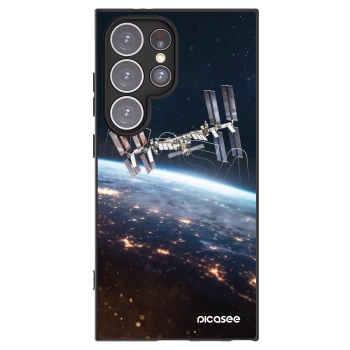 Picasee silikonski črni ovitek za Samsung Galaxy S24 Ultra S928B 5G - Station