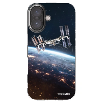 Picasee silikonski prozorni ovitek za Apple iPhone 16 - Station