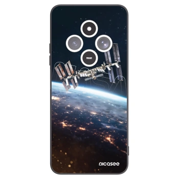 Picasee silikonski črni ovitek za Xiaomi Redmi 14C - Station