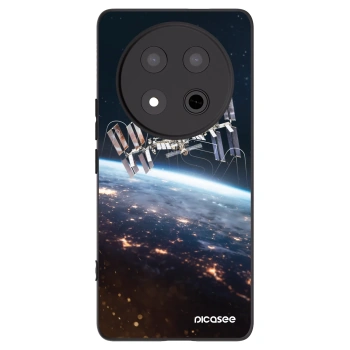 Picasee silikonski črni ovitek za Honor Magic7 Lite 5G - Station