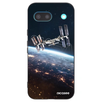 Picasee silikonski črni ovitek za Google Pixel 8a - Station