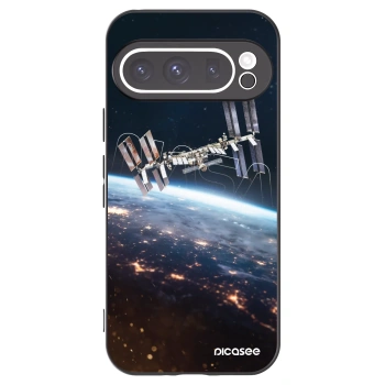 Picasee silikonski črni ovitek za Google Pixel 9 Pro - Station