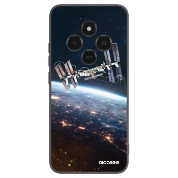 Picasee silikonski črni ovitek za Xiaomi Poco C75 - Station