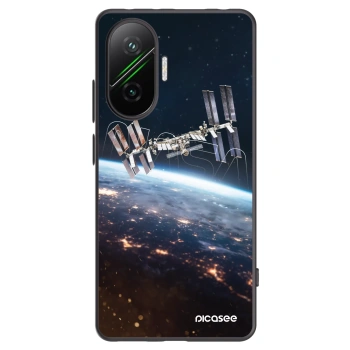 Picasee silikonski črni ovitek za Xiaomi Poco F7 5G - Station