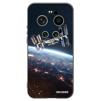 Picasee silikonski črni ovitek za Xiaomi 17 Ultra - Station