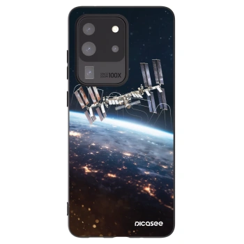 Picasee silikonski črni ovitek za Samsung Galaxy S20 Ultra 5G G988F - Station