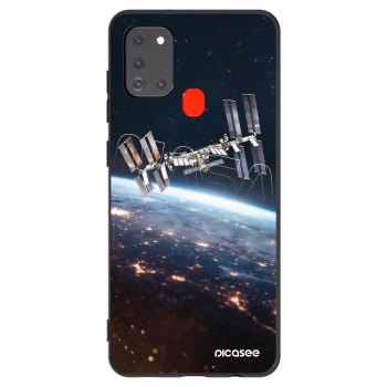 Picasee silikonski črni ovitek za Samsung Galaxy A21s - Station