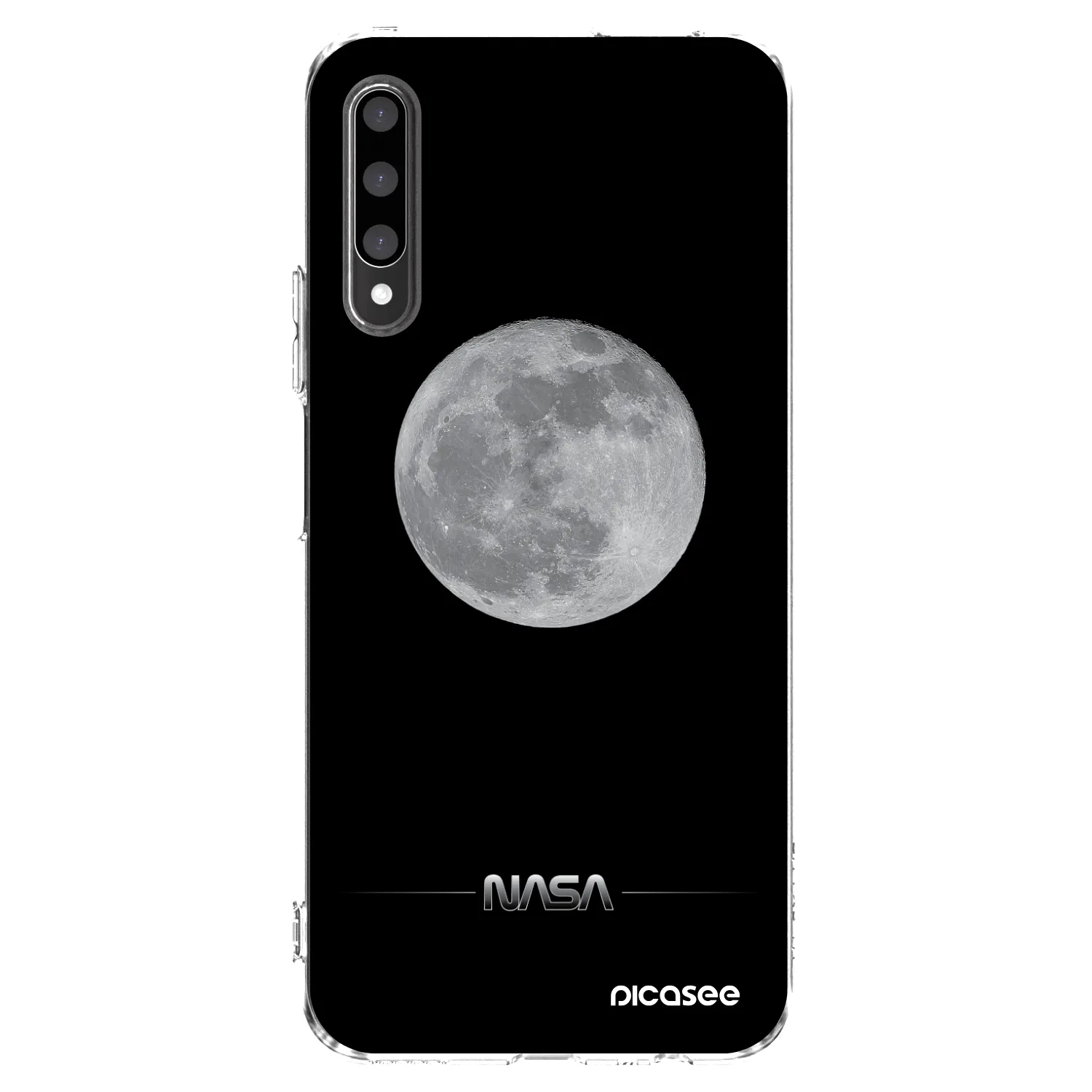 Picasee silikonski prozorni ovitek za Honor 9X Pro - Moon Minimal