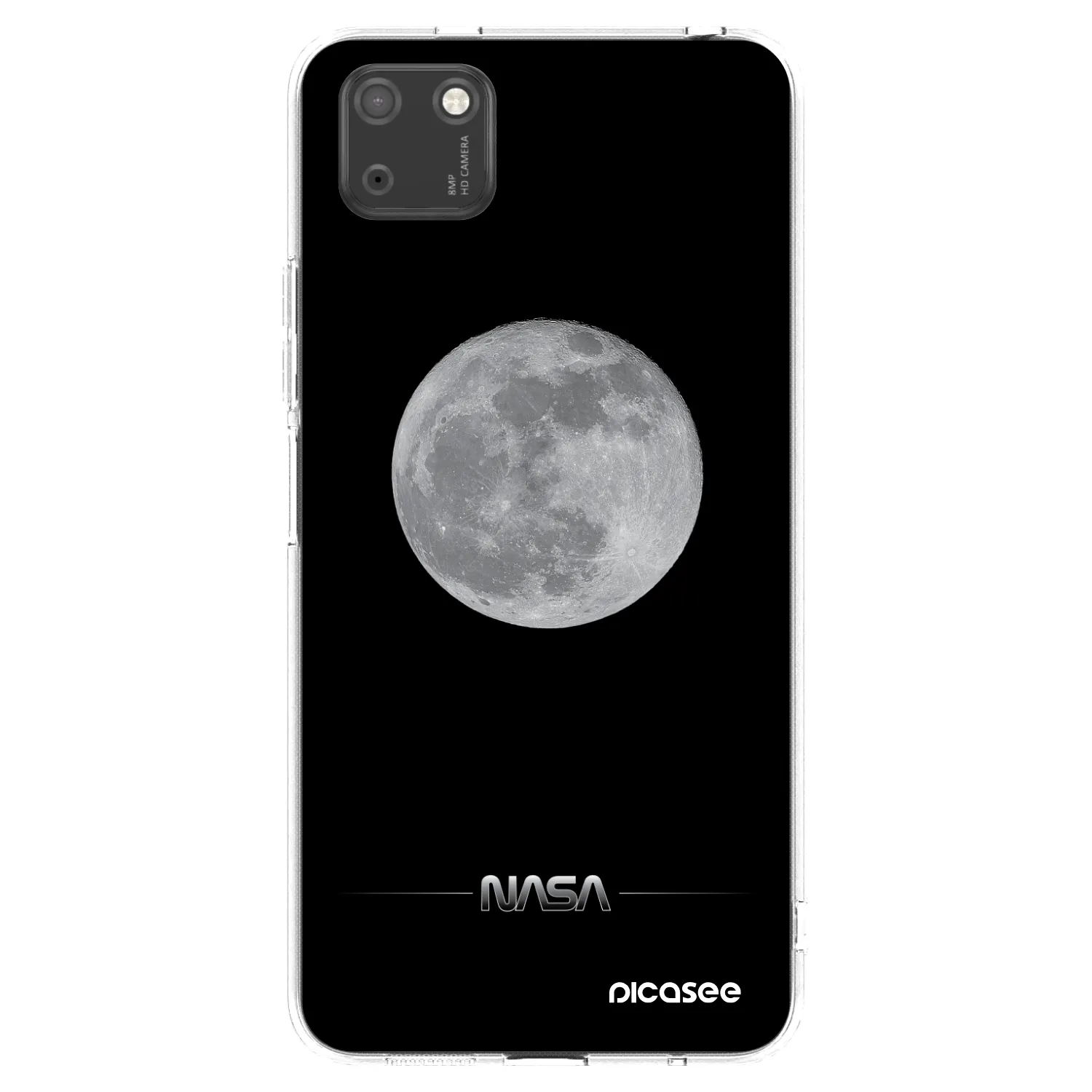 Picasee silikonski prozorni ovitek za Huawei Y5P - Moon Minimal