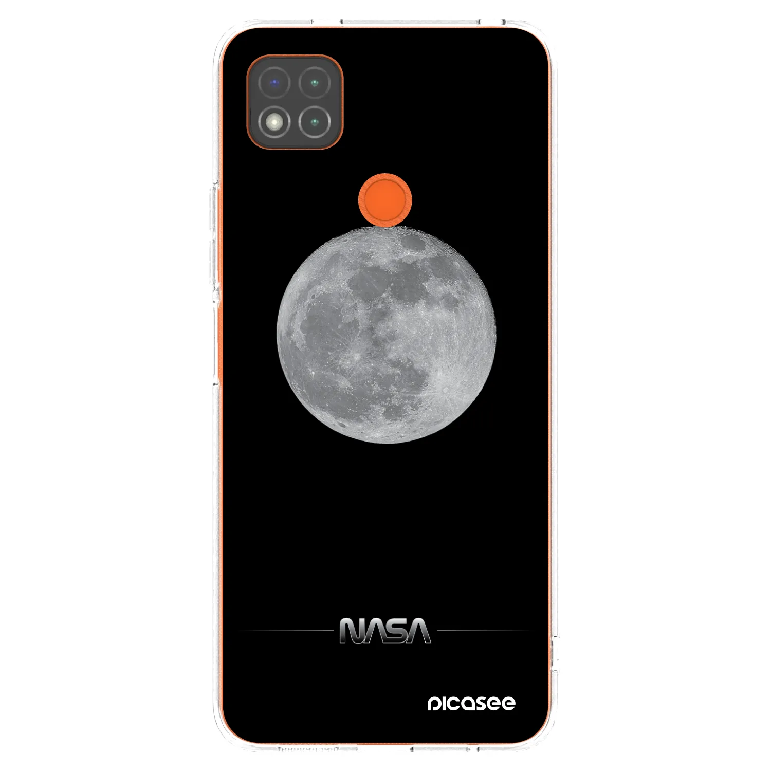 Picasee silikonski prozorni ovitek za Xiaomi Redmi 9C - Moon Minimal