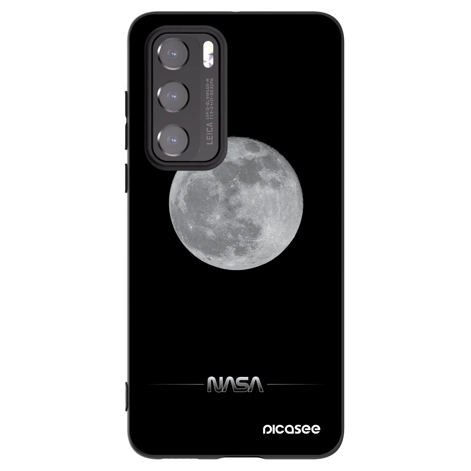 Picasee silikonski črni ovitek za Huawei P40 - Moon Minimal