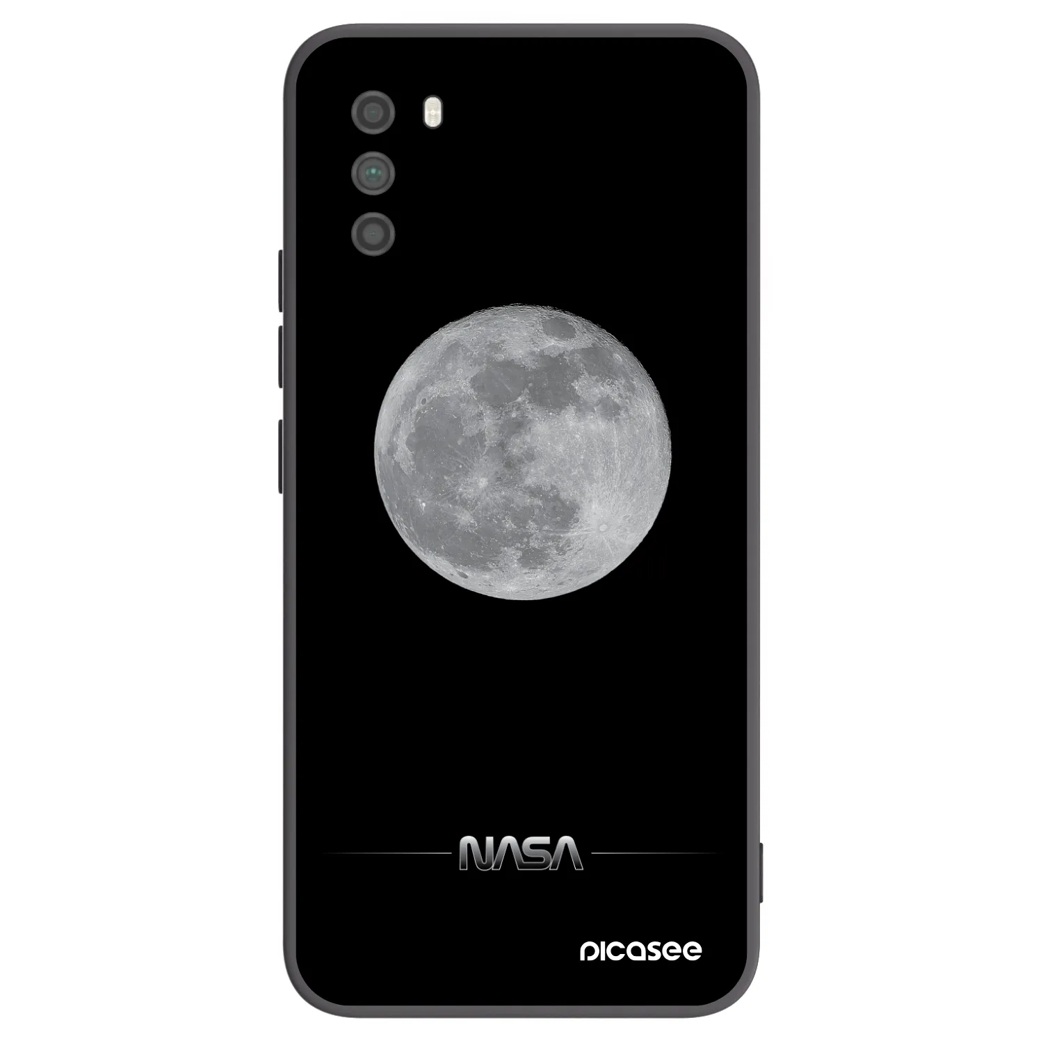 Picasee silikonski črni ovitek za Xiaomi Poco M3 - Moon Minimal