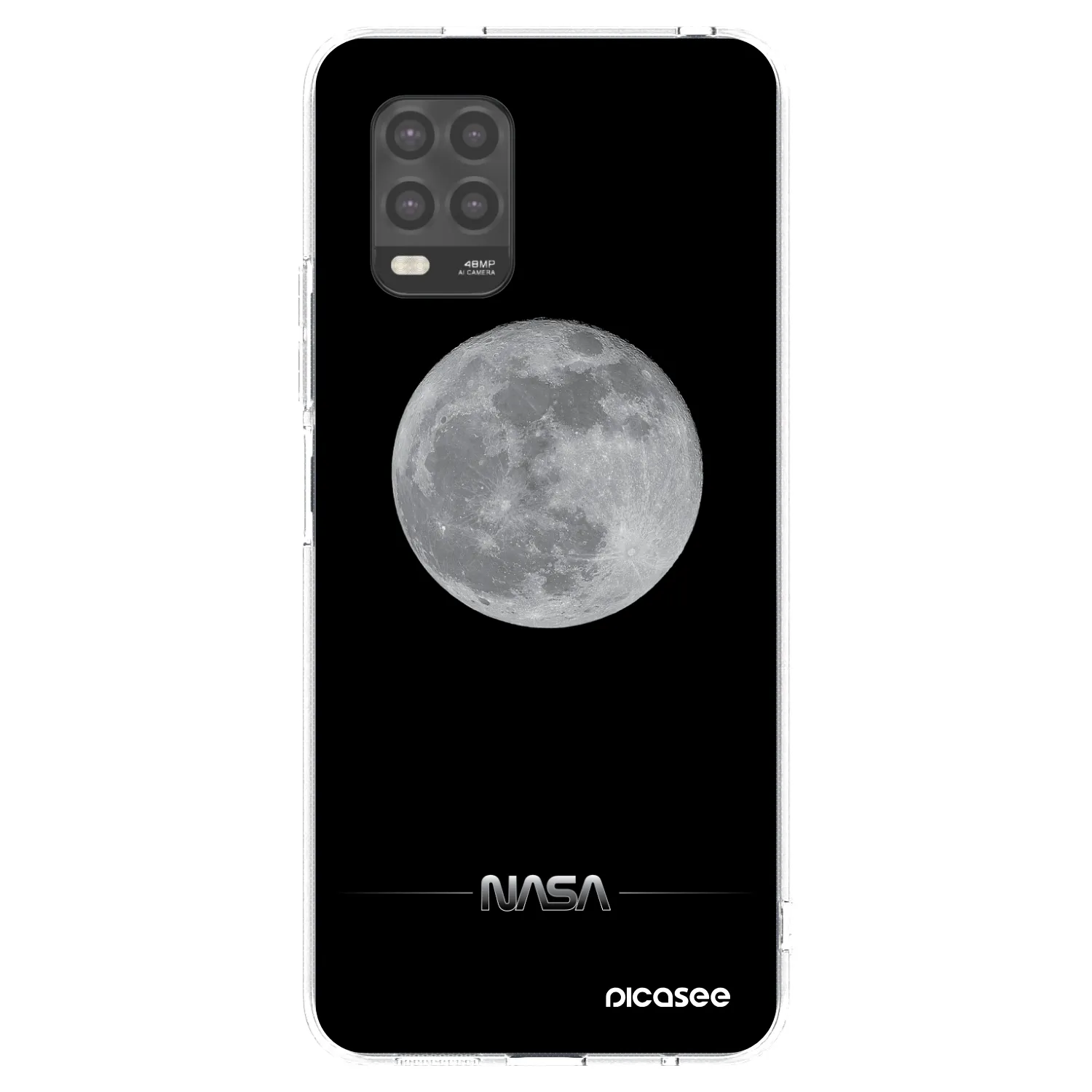 Picasee silikonski prozorni ovitek za Xiaomi Mi 10 Lite - Moon Minimal