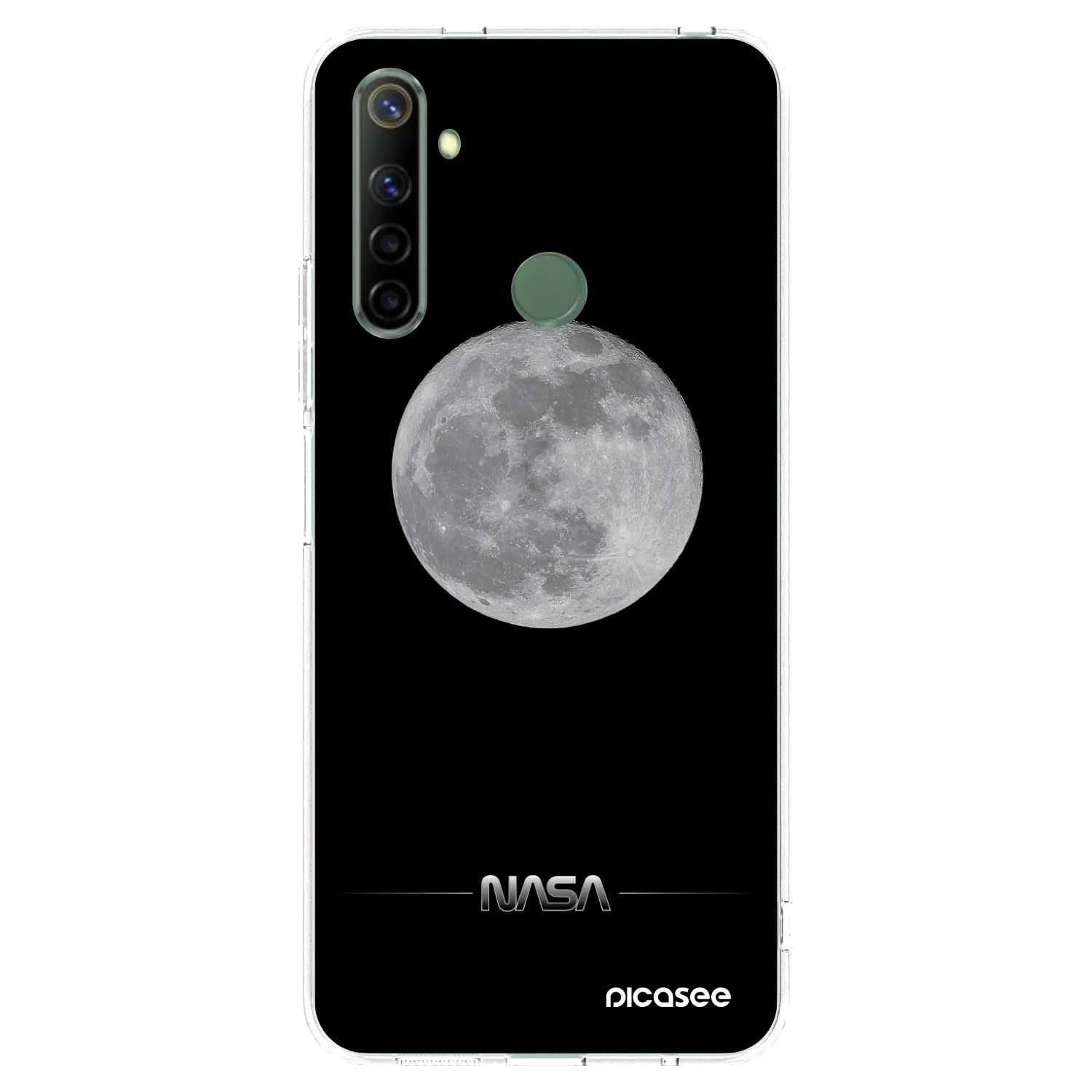 Picasee silikonski prozorni ovitek za Realme 6i - Moon Minimal