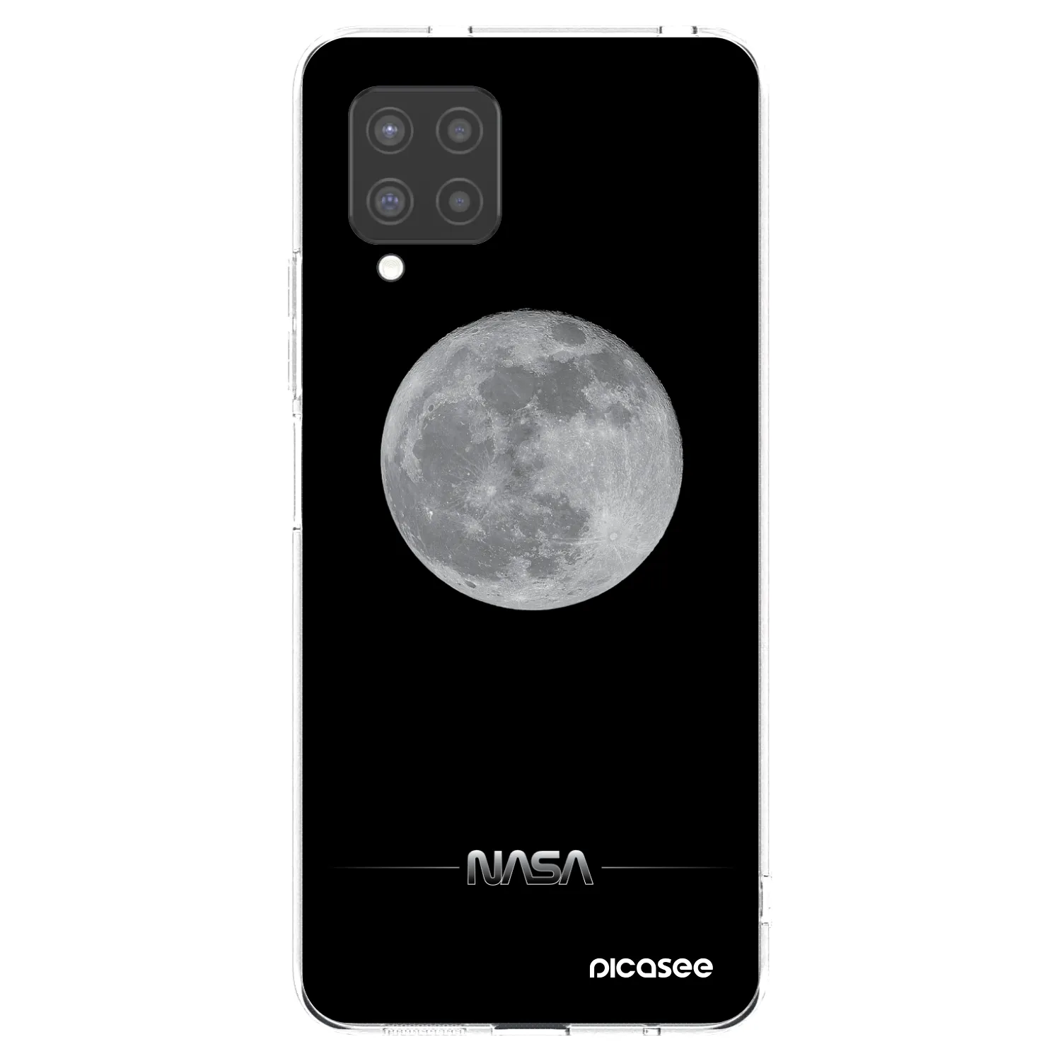 Picasee silikonski prozorni ovitek za Samsung Galaxy A42 A426B - Moon Minimal
