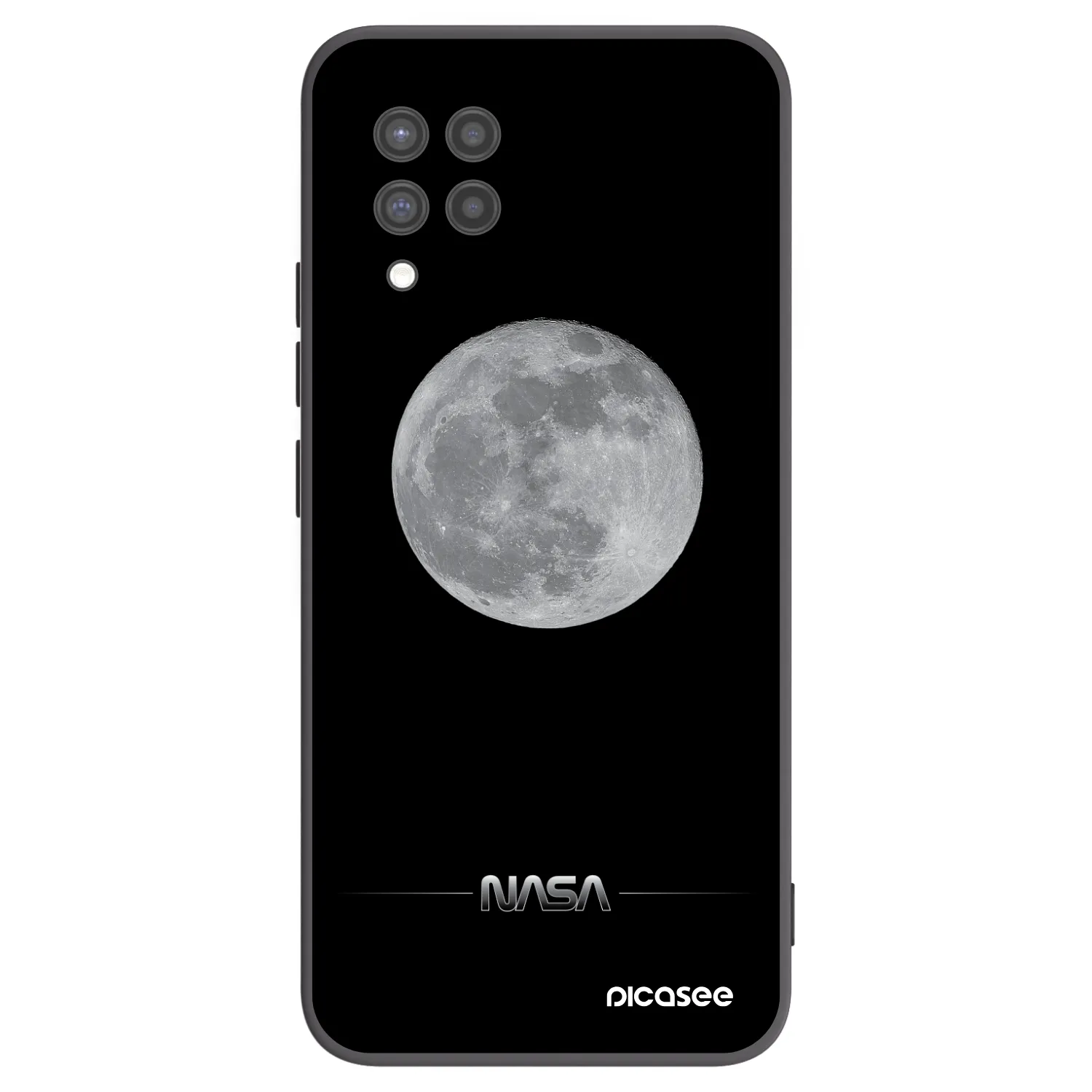 Picasee silikonski črni ovitek za Samsung Galaxy A42 A426B - Moon Minimal