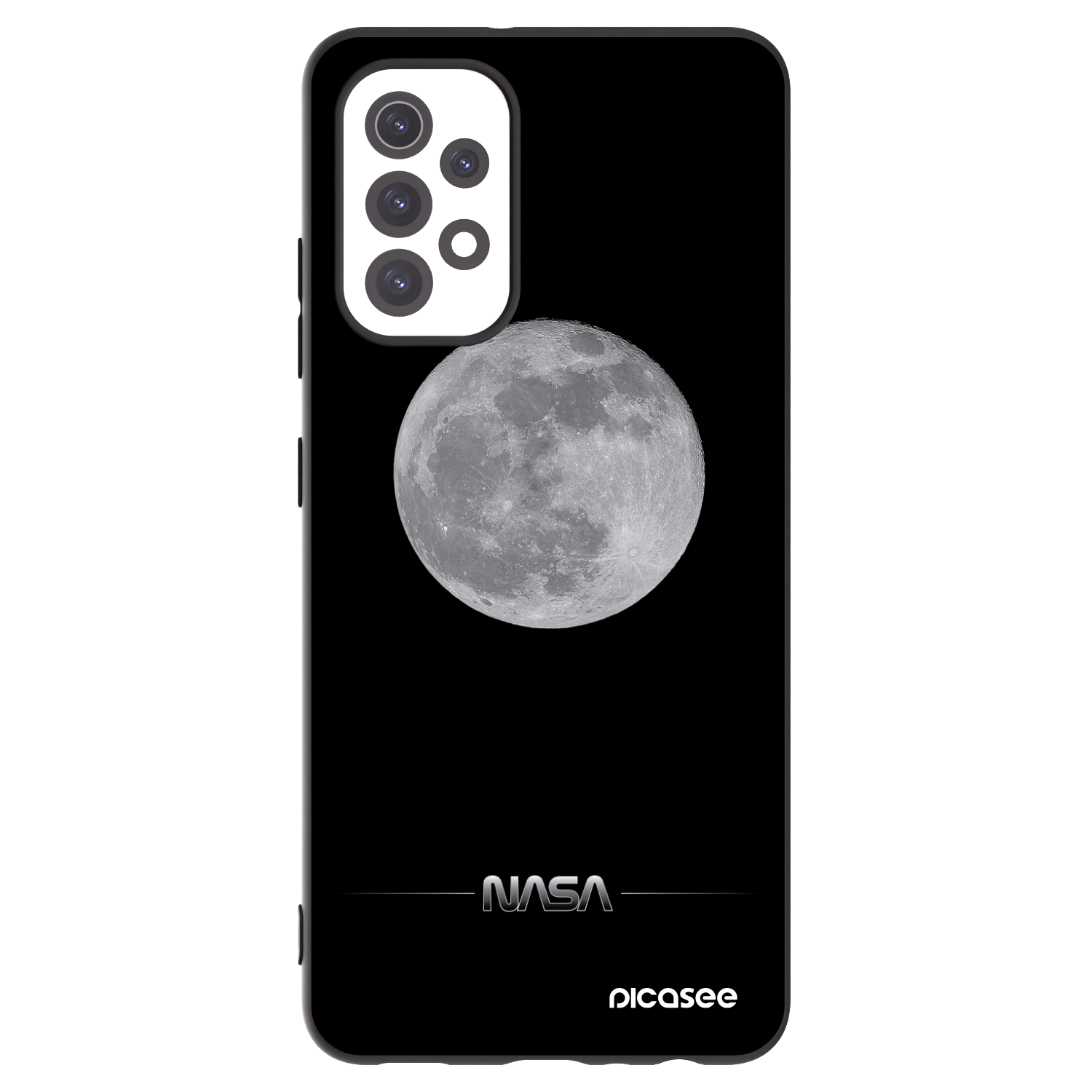 Picasee silikonski črni ovitek za Samsung Galaxy A32 5G A326B - Moon Minimal