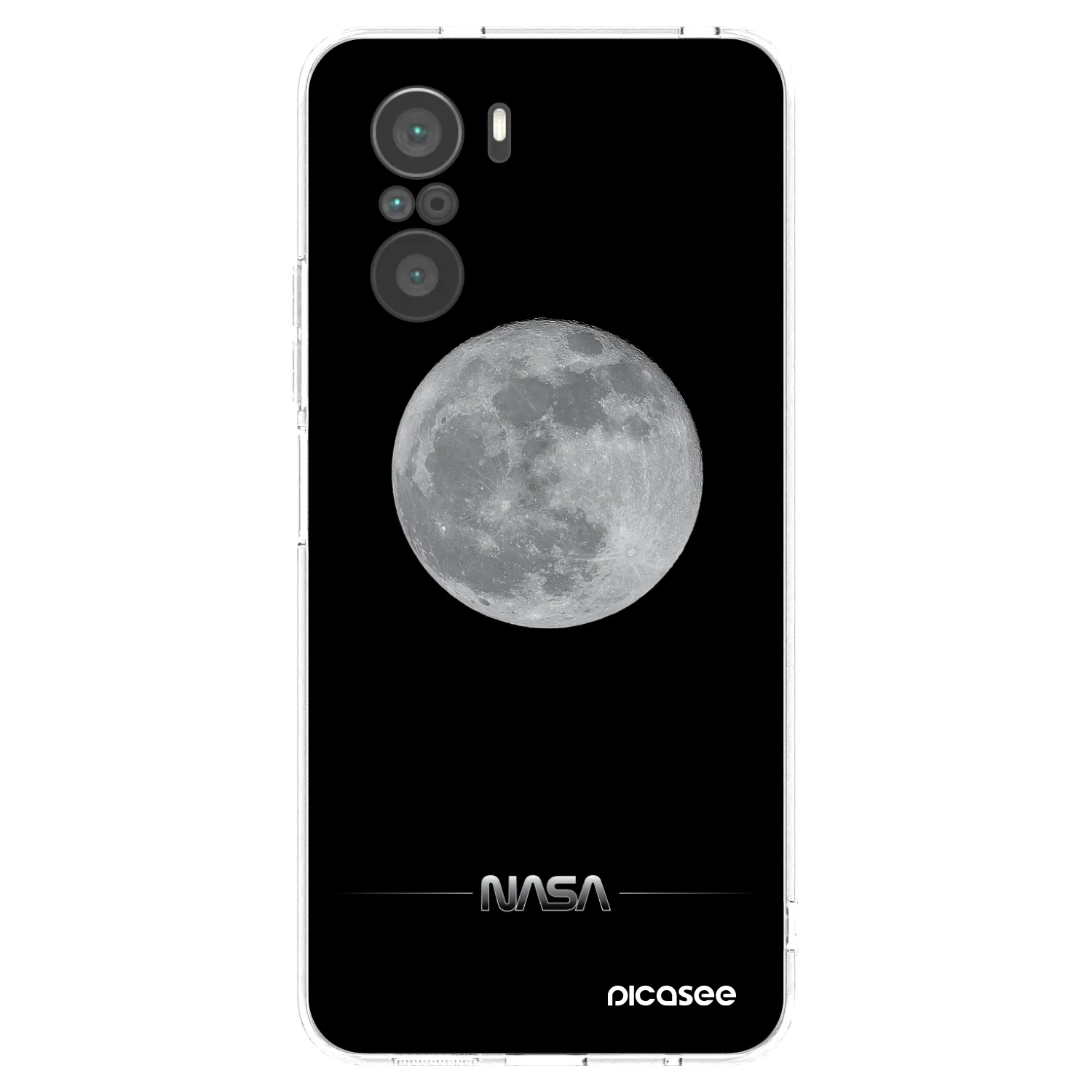 Picasee silikonski prozorni ovitek za Xiaomi Poco F3 - Moon Minimal