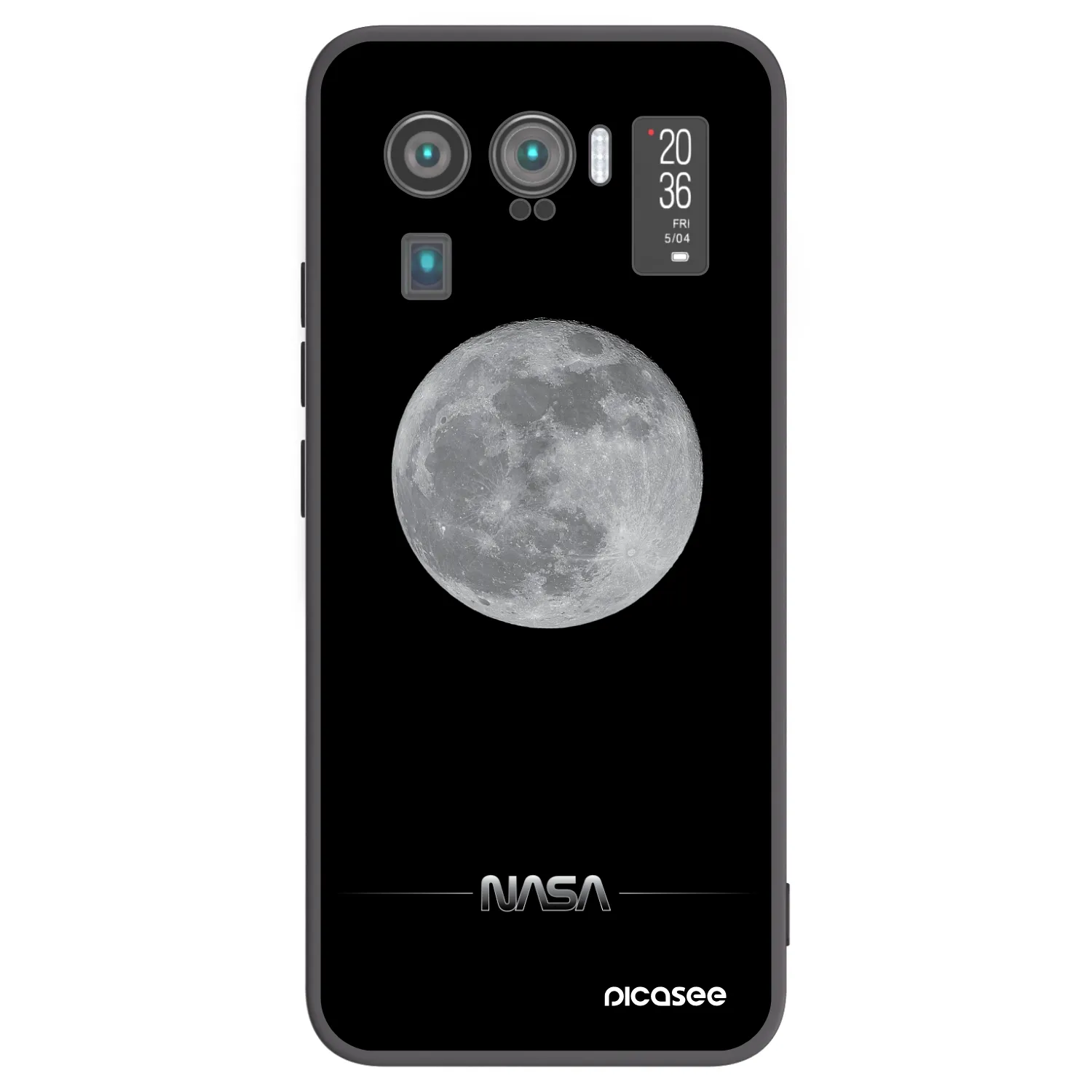 Picasee silikonski črni ovitek za Xiaomi Mi 11 Ultra - Moon Minimal