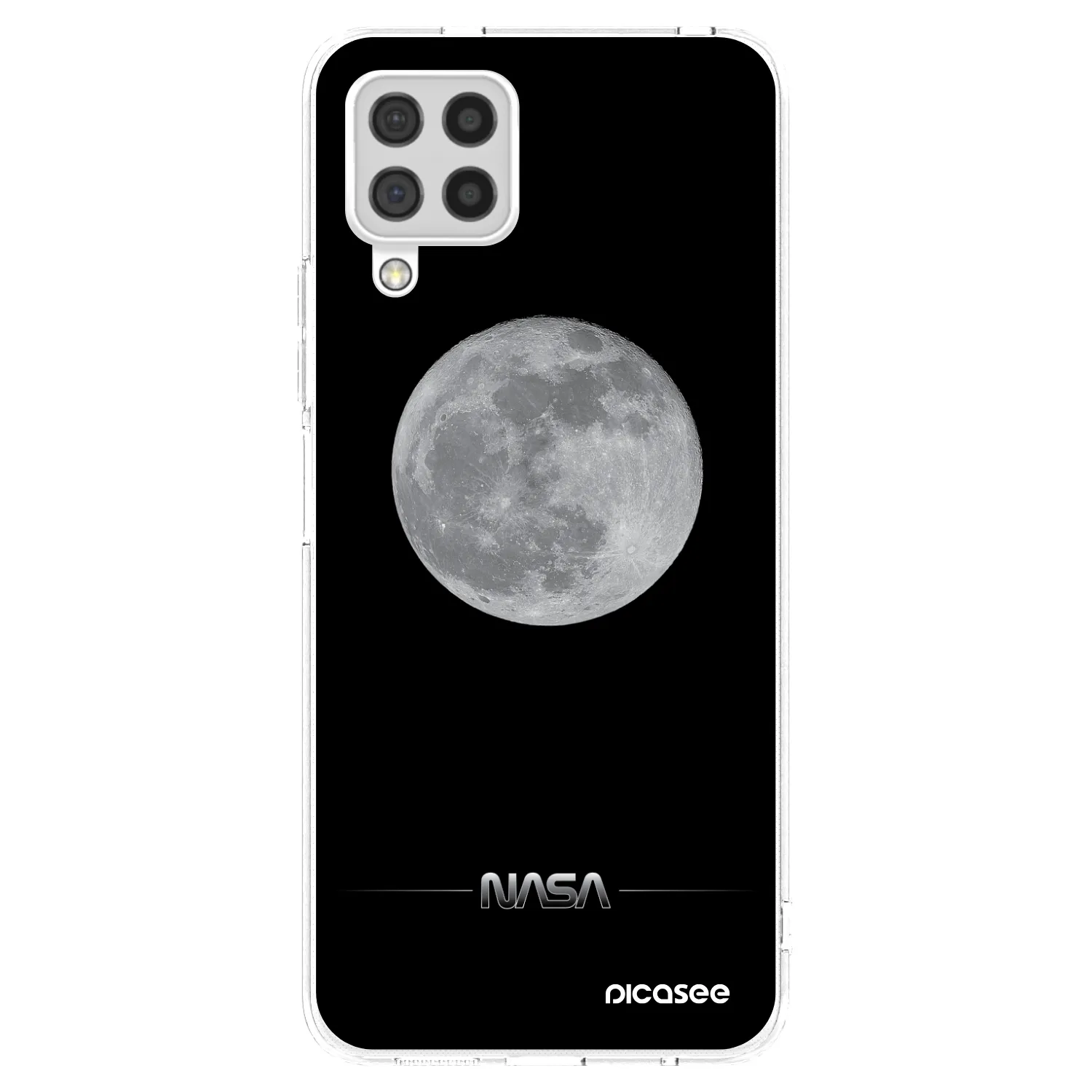 Picasee silikonski prozorni ovitek za Samsung Galaxy A22 A225F 4G - Moon Minimal