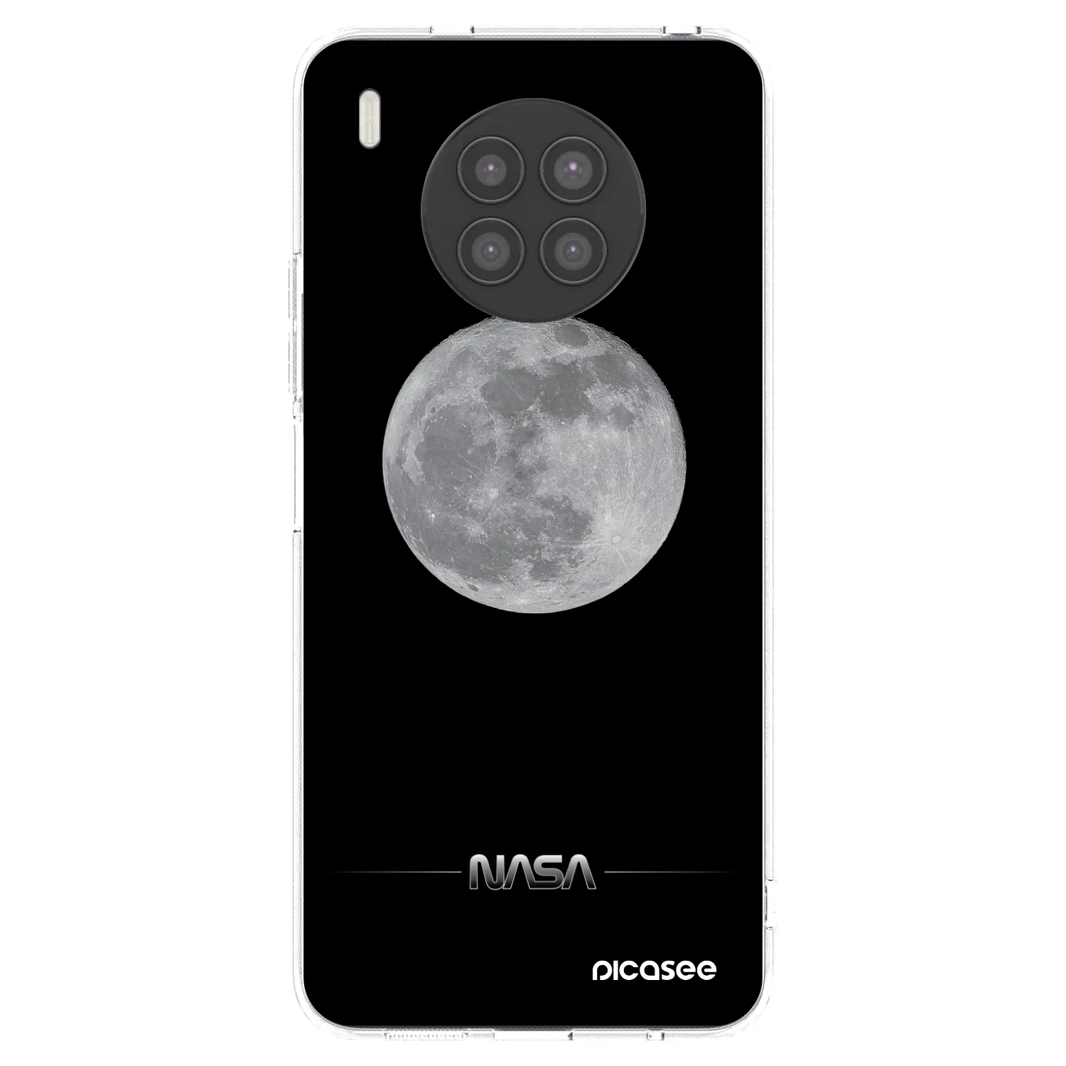 Picasee silikonski prozorni ovitek za Huawei Nova 8i - Moon Minimal
