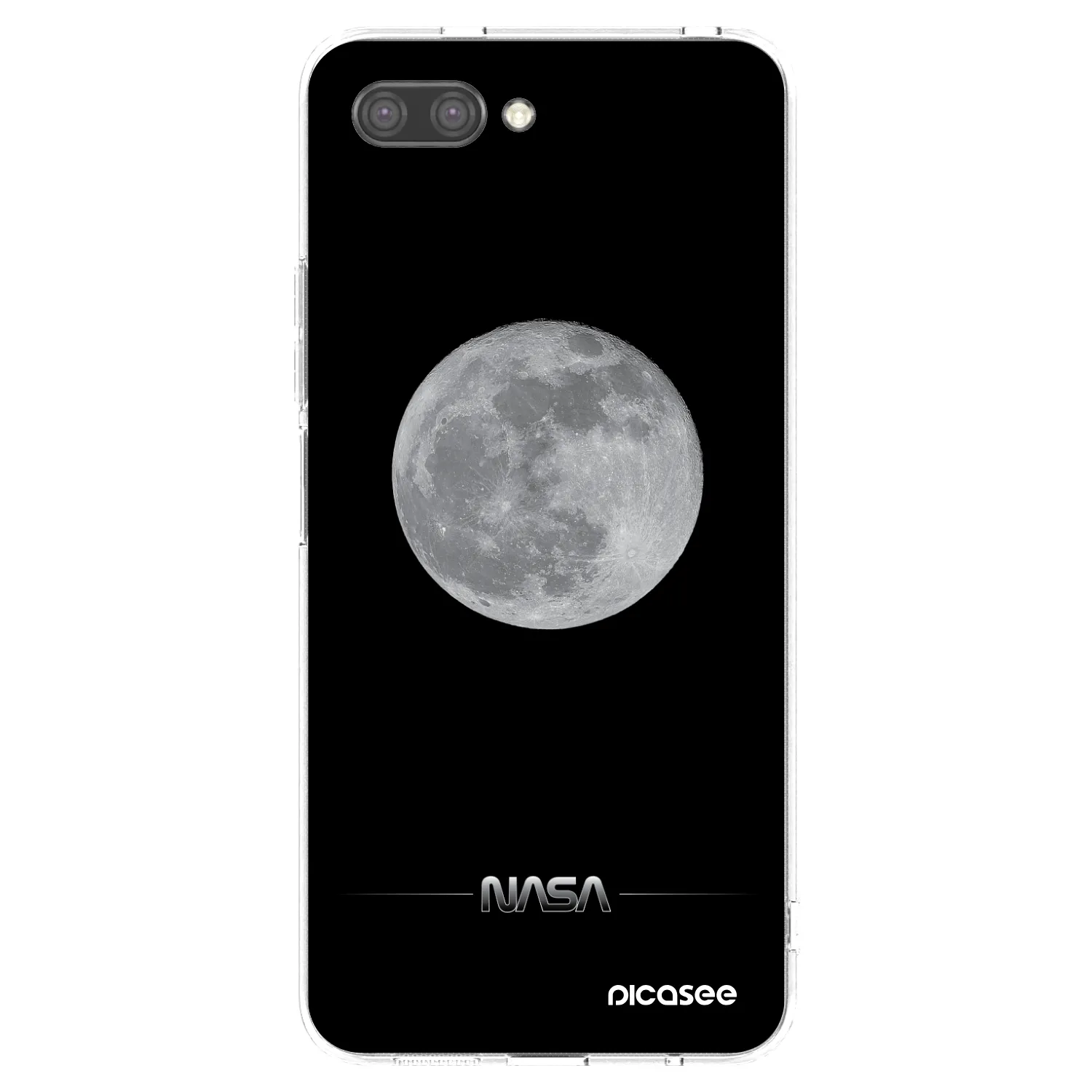 Picasee silikonski prozorni ovitek za Honor 10 - Moon Minimal
