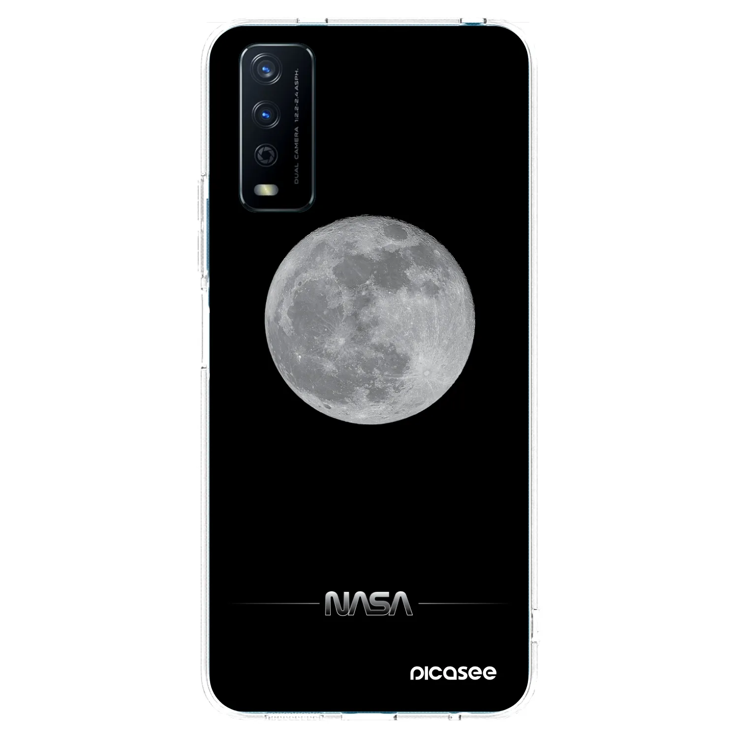 Picasee silikonski prozorni ovitek za Vivo Y11s - Moon Minimal