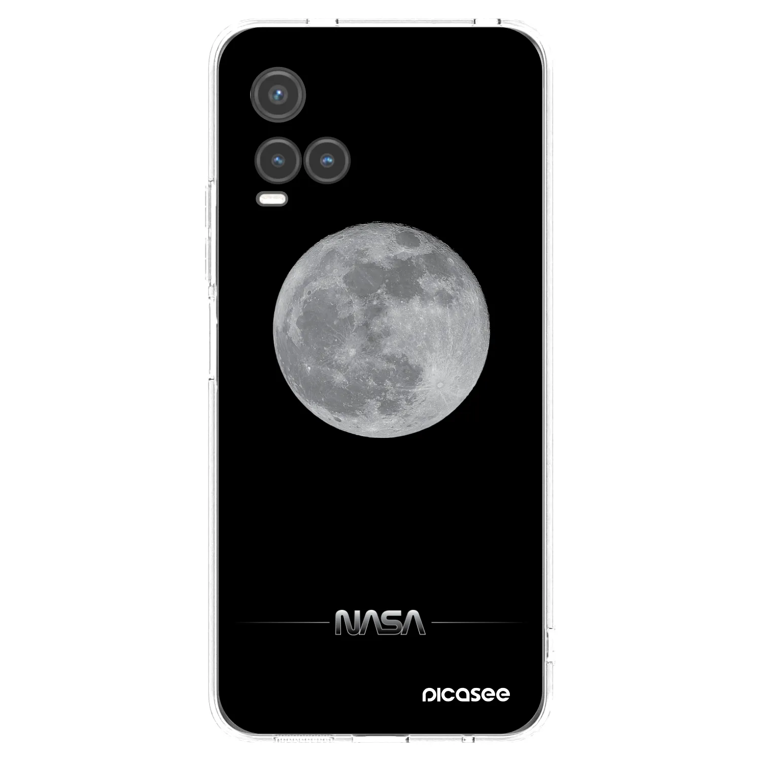 Picasee silikonski prozorni ovitek za Vivo Y33s - Moon Minimal
