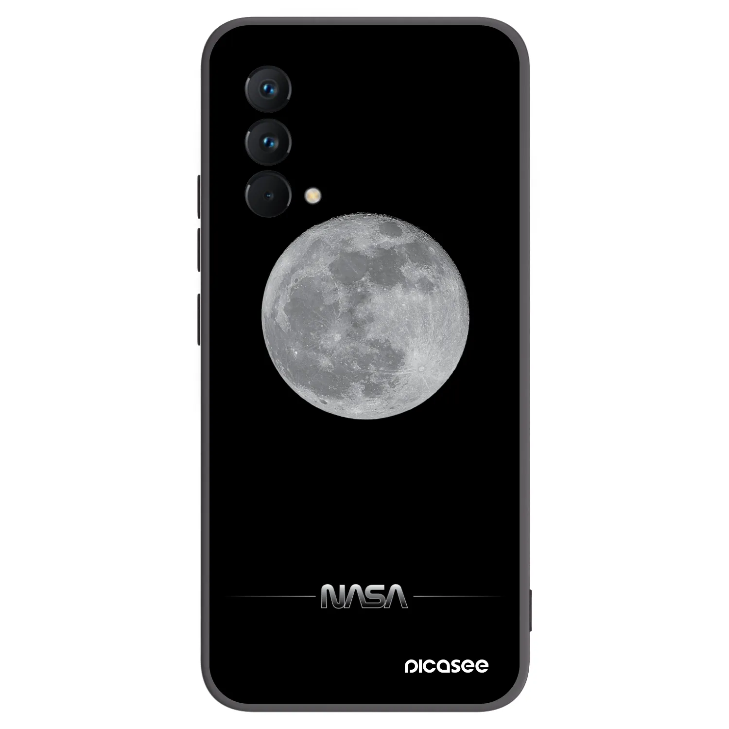 Picasee silikonski črni ovitek za Realme GT Master Edition 5G - Moon Minimal