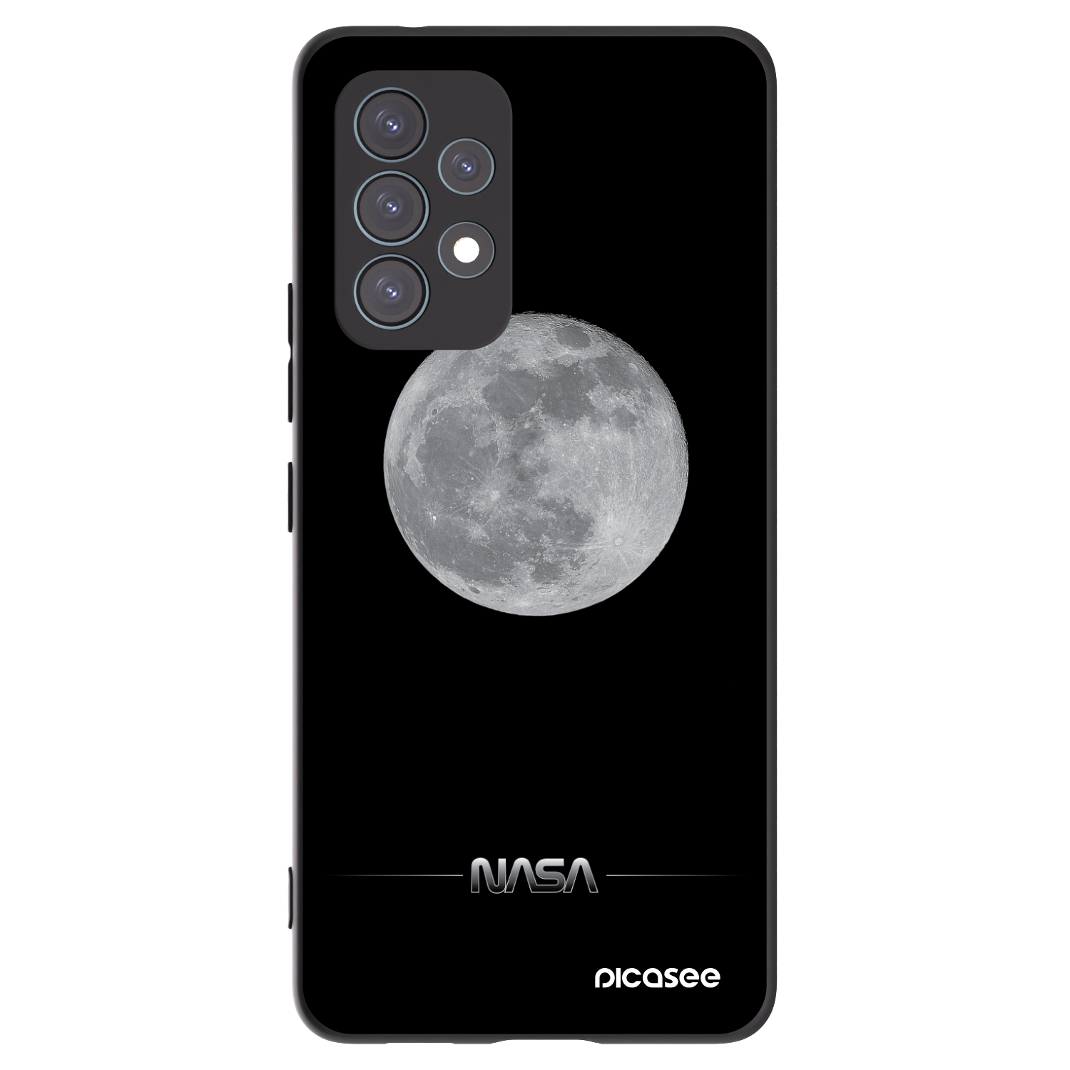 Picasee silikonski črni ovitek za Samsung Galaxy A53 5G A536 - Moon Minimal