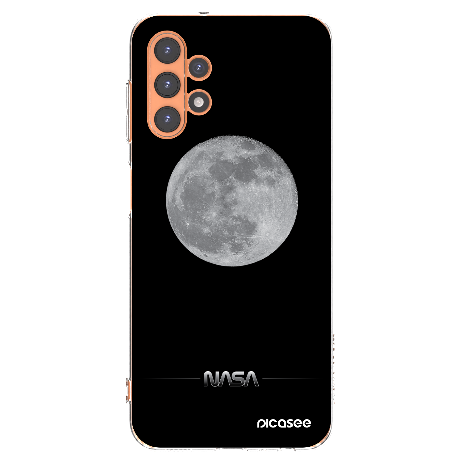 Picasee silikonski prozorni ovitek za Samsung Galaxy A13 4G A135 - Moon Minimal