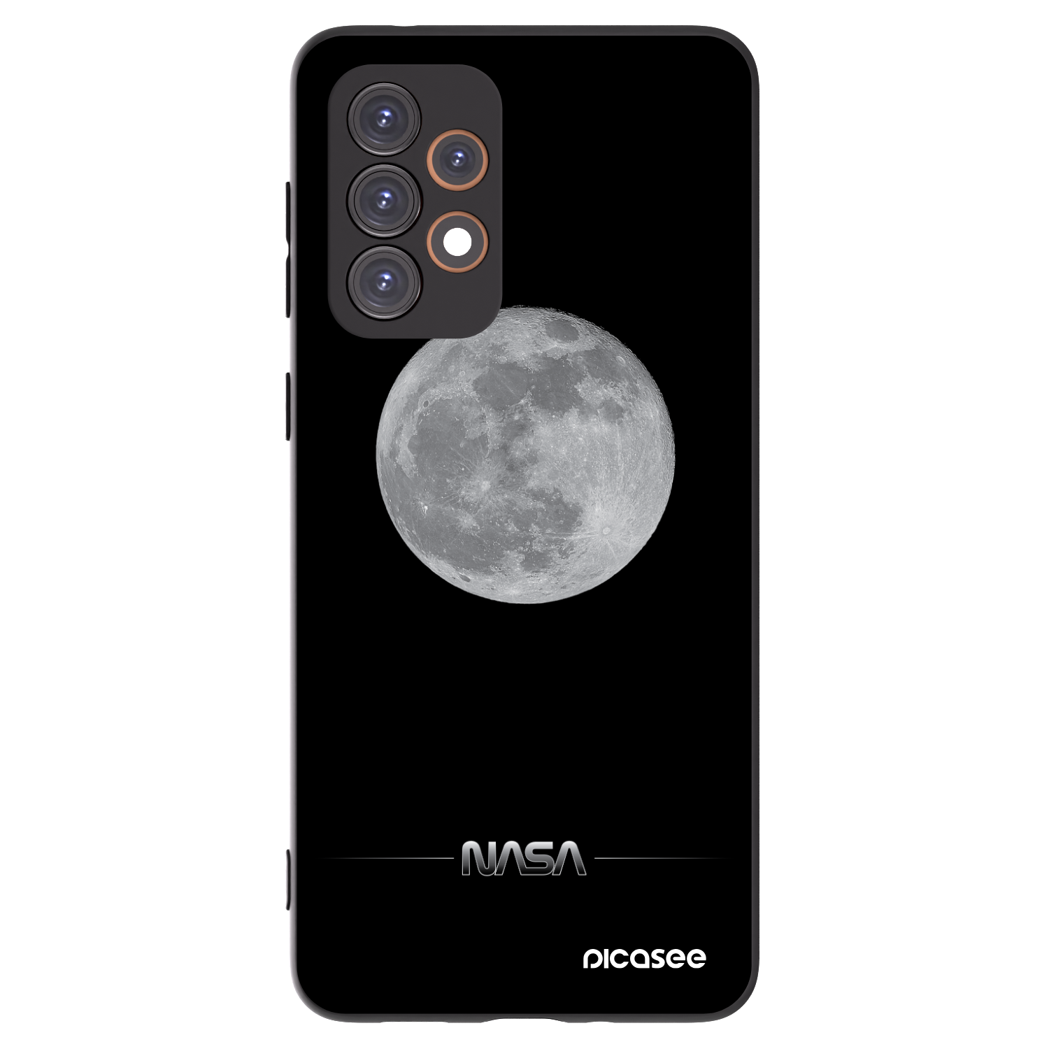 Picasee silikonski črni ovitek za Samsung Galaxy A33 5G A336 - Moon Minimal