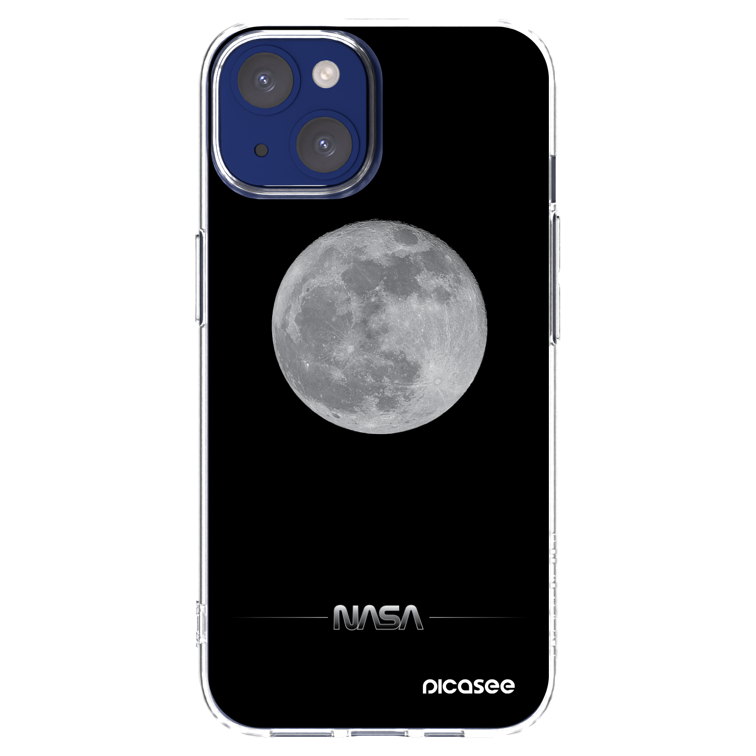 Picasee silikonski prozorni ovitek za Apple iPhone 14 - Moon Minimal