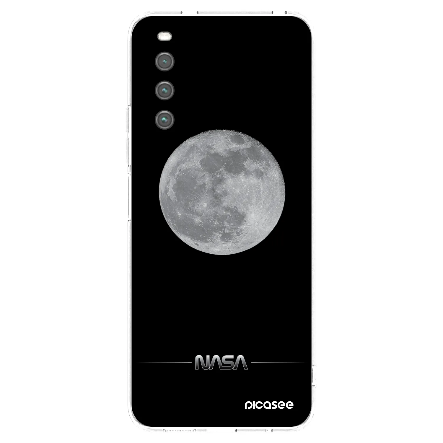 Picasee silikonski prozorni ovitek za Sony Xperia 10 IV 5G - Moon Minimal