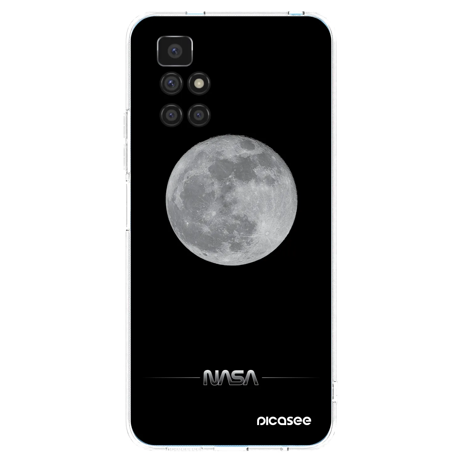 Picasee silikonski prozorni ovitek za Xiaomi Redmi 10 (2022) - Moon Minimal