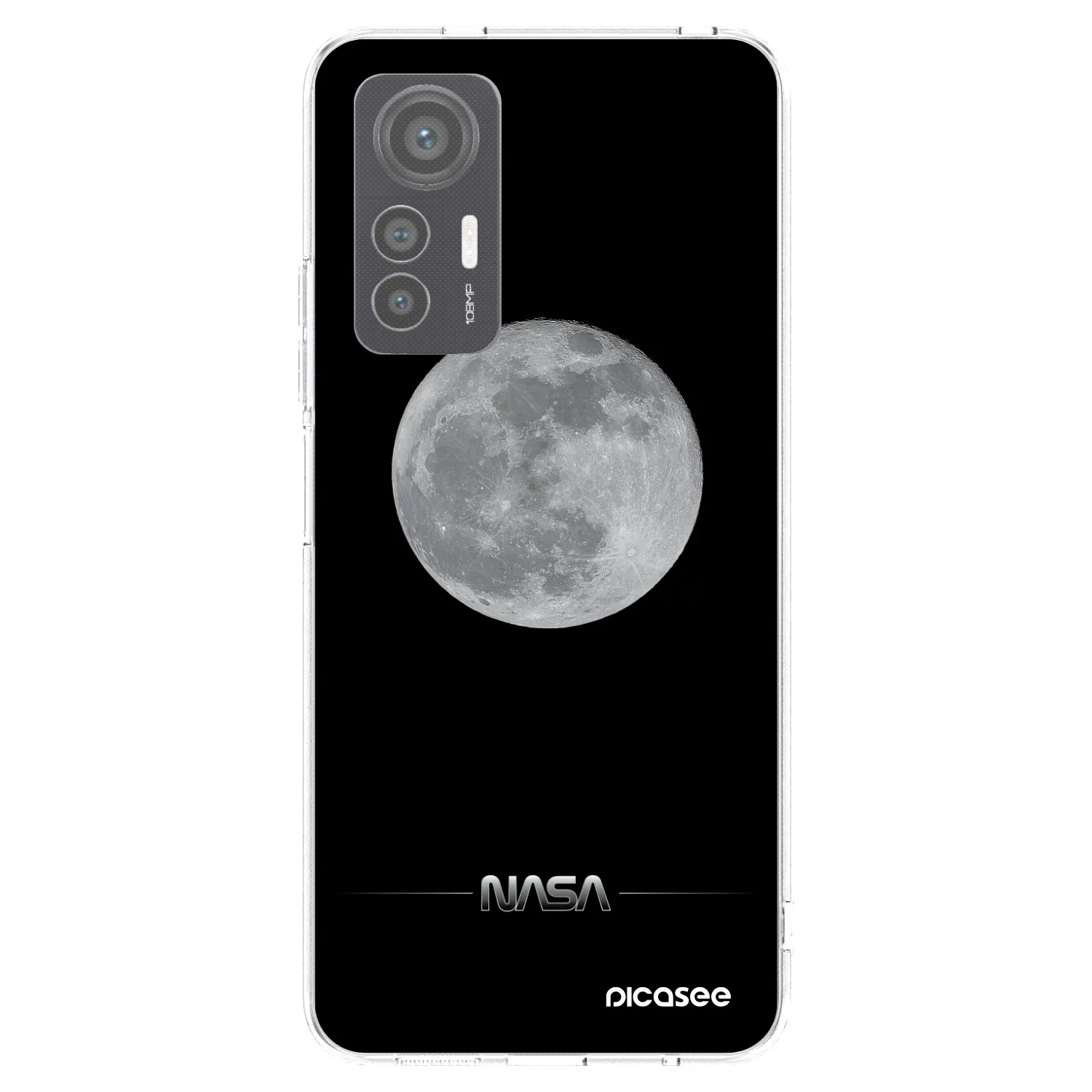 Picasee silikonski prozorni ovitek za Xiaomi 12 Lite - Moon Minimal